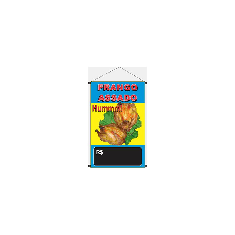 Banner frango assado 45x70