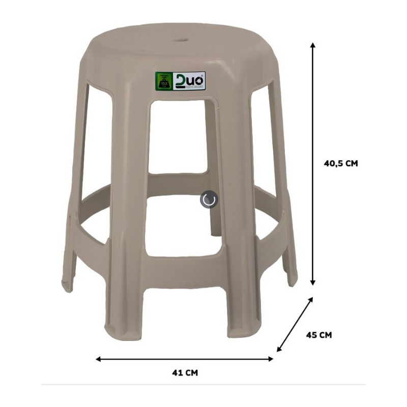 Banq 5 pernas samp prata