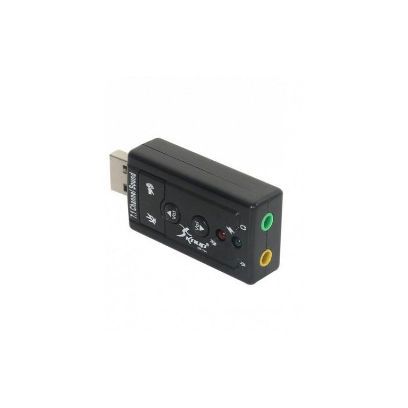 Adaptador placa de som usb 7.1