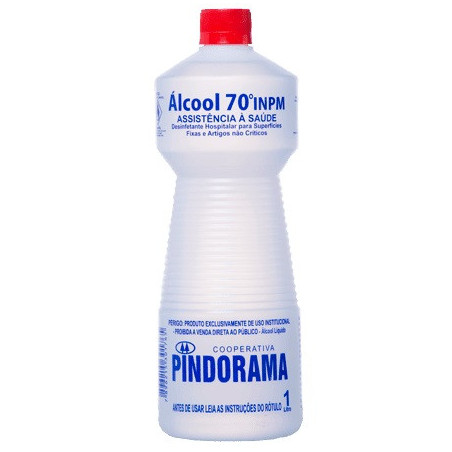 Alcool hidr 70 1L pindorama un