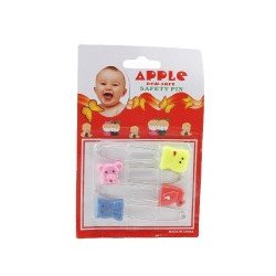 Alfinete inf broche apple c/4un