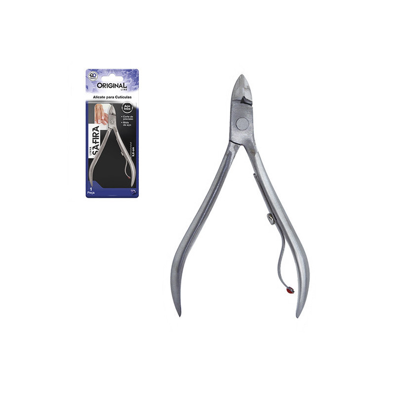 Alicate cutícula 9,6cm safira