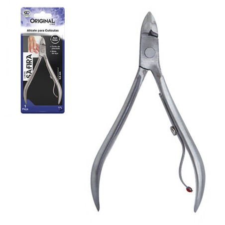 Alicate cutícula 9,6cm safira