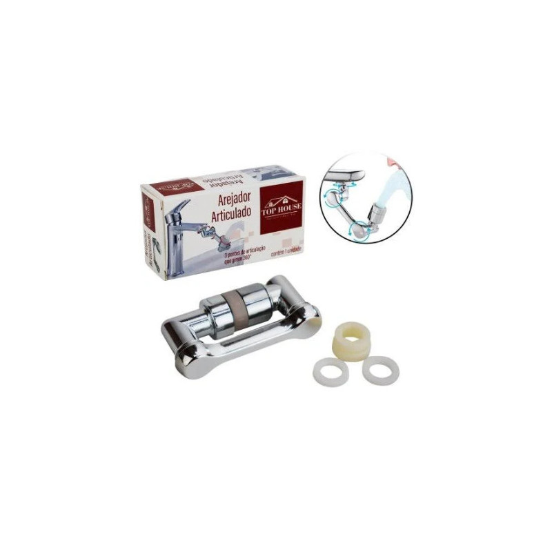 Arejador artic p/torneira plast 14cm Arejador artic p/torneira plast 14cm