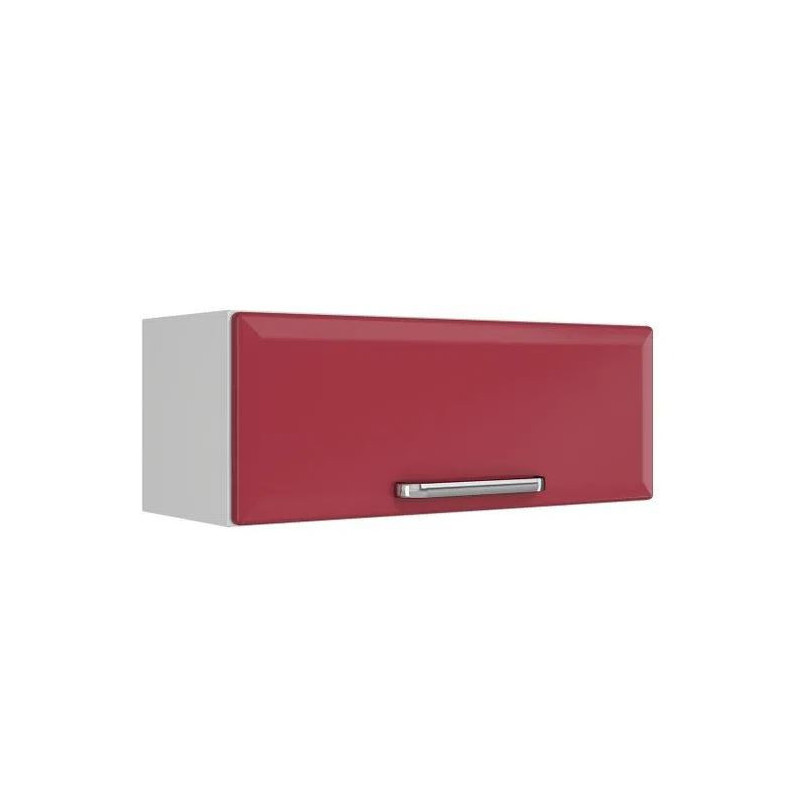 Armário aéreo horiz luci 1p verm