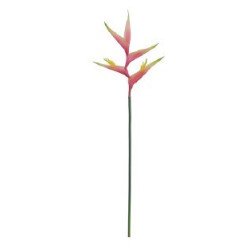 Arranjo haste heliconia rosa 74cm