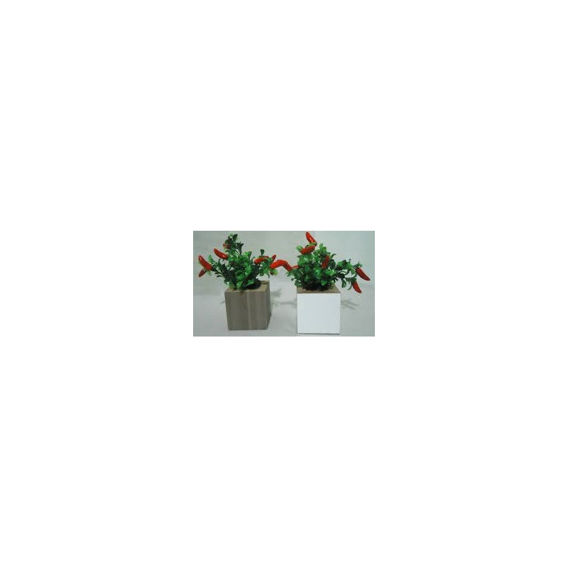Arranjo peq mdf quad flores/pimenta Arranjo peq mdf quad flores/pimenta