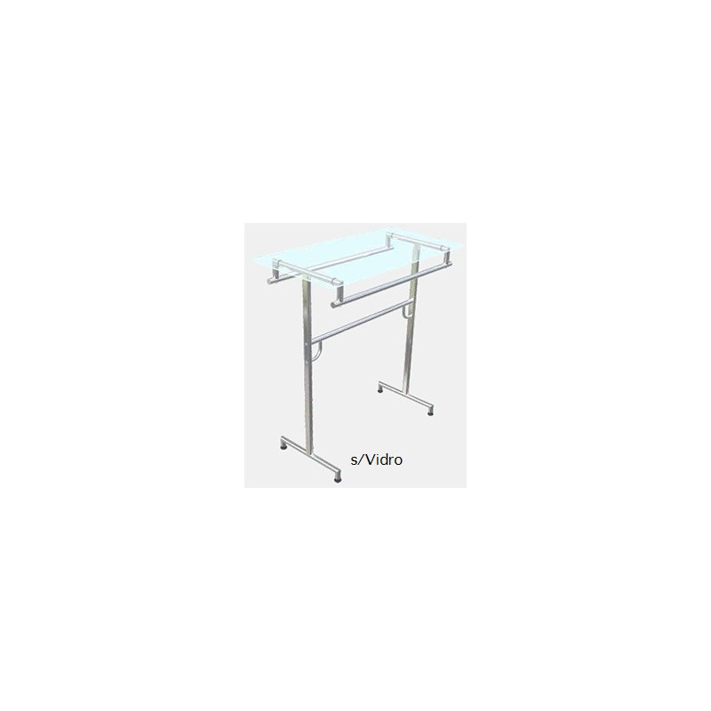Balcão rack duplo crom wb Balcão rack duplo crom wb