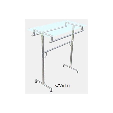 Balcão rack duplo crom wb