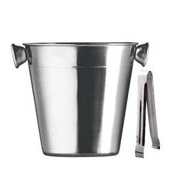 Balde gelo inox pegador 14cm