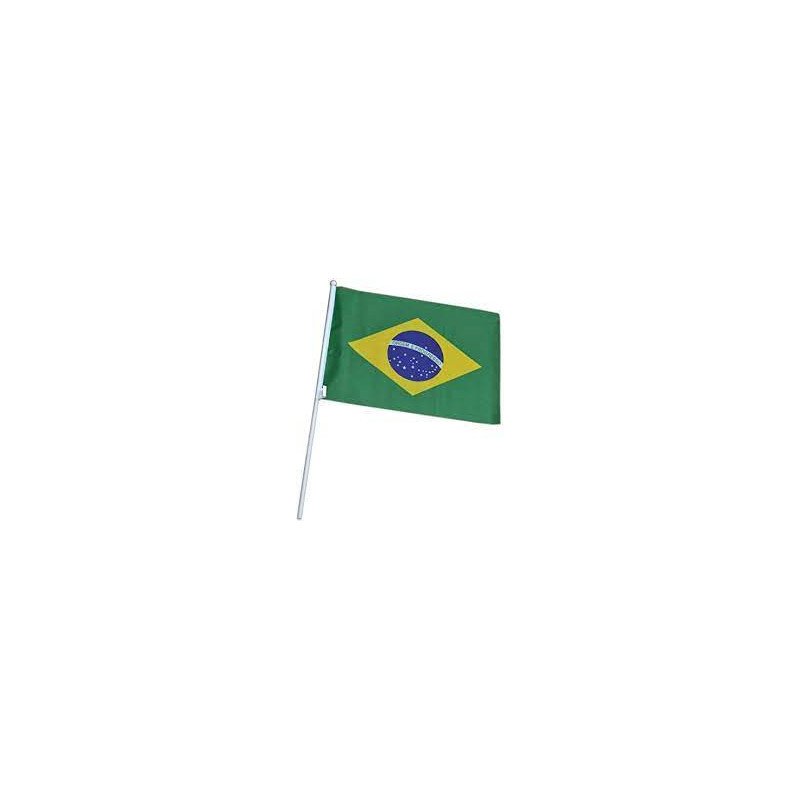 Bandeira Brasil 31X42cm c/haste