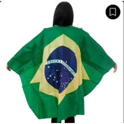 Bandeira Brasil p/vestir...