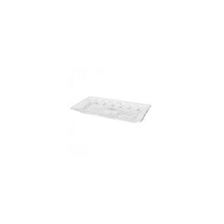 Bandeja vidro retang 16x30 unik home