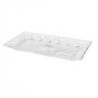Bandeja vidro retang 16x30 unik home